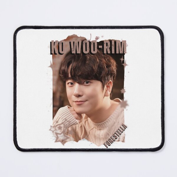 Item preview, Forestella Ko Woo-rim Global Vocal KPOP Boy Group Black and White Collage Digital Art Portrait designed and sold by AJUNICE STUDIO.