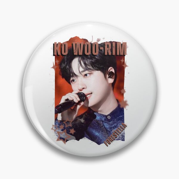 Item preview, Forestella Ko Woo-rim Global Vocal KPOP Boy Group Black and White Collage Digital Art Portrait designed and sold by AJUNICE STUDIO.