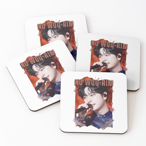 Item preview, Forestella Ko Woo-rim Global Vocal KPOP Boy Group Black and White Collage Digital Art Portrait designed and sold by AJUNICE STUDIO.