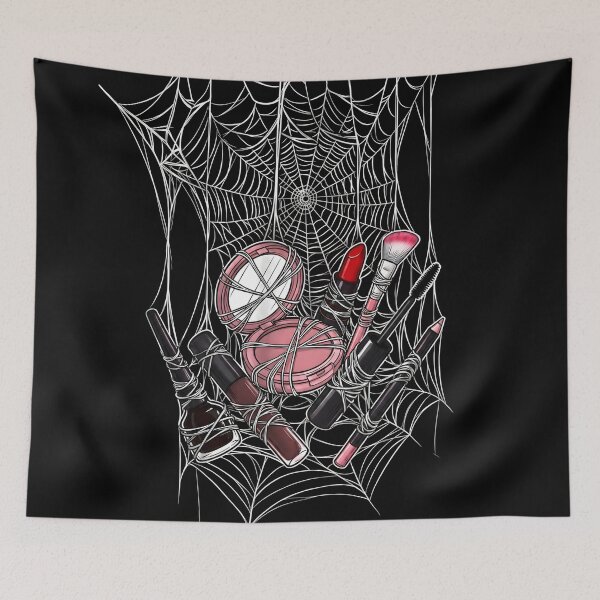 Item preview, Spooky Glam Spider Web Makeup Cosmetics Art designed and sold by MAGICKEY2024.