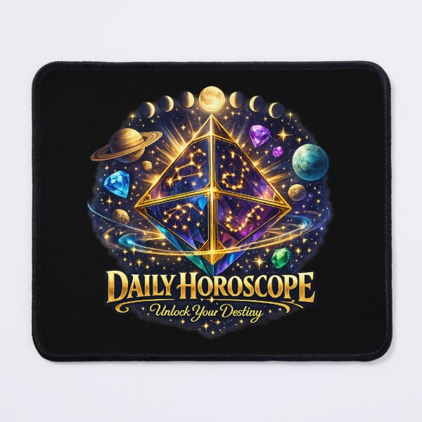 Item preview, Daily Horoscope Crystal Destiny | Zodiac Constellation Astrology Art designed and sold by irfanshikh.
