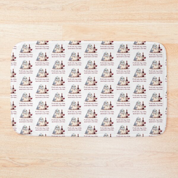 Item preview, Just Me, My Wine, and Zero Worries | Cute Relaxed Pigeon Meme Design designed and sold by HelgaCraftery.