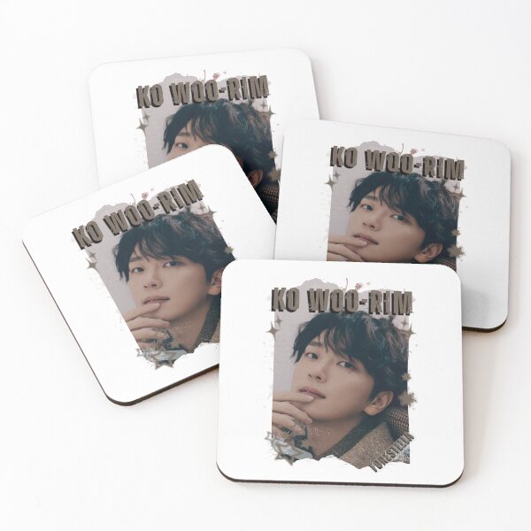 Item preview, Forestella Ko Woo-rim Global Vocal KPOP Boy Group Black and White Collage Digital Art Portrait designed and sold by AJUNICE STUDIO.