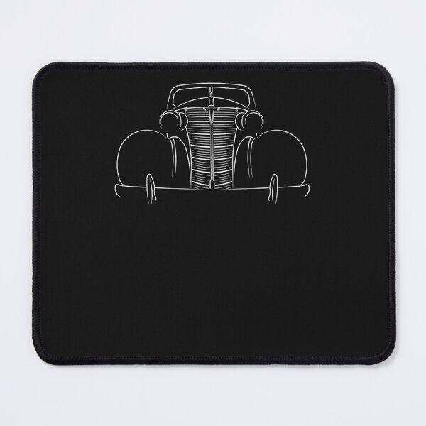 Item preview, 1938 Chevy De Luxe - Front Stencil White designed and sold by rachelawtreyo.