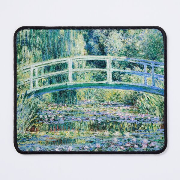 Item preview, Water Lilies and Japanese Bridge (1899) by Claude Monet designed and sold by PureVintageLove.