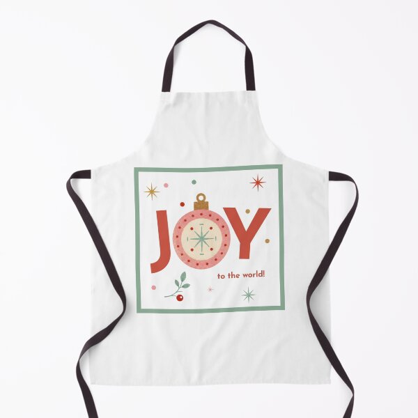 Item preview, Joy to the World Christmas Ornament Typography Art designed and sold by Clementine Club.