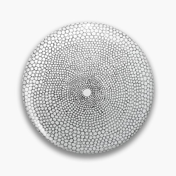 Item preview, Dotted Mandala - Hand-Drawn Geometric Ink Art designed and sold by BlackNordicLines.