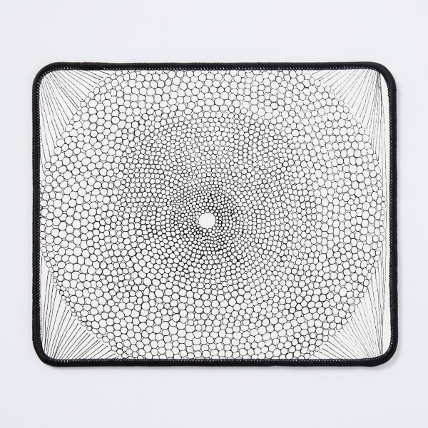 Item preview, Dotted Mandala - Hand-Drawn Geometric Ink Art designed and sold by BlackNordicLines.