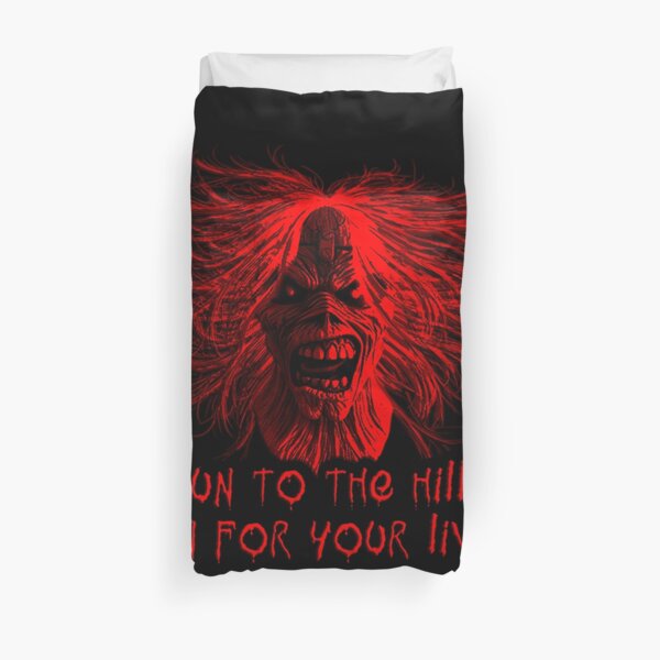 RUN TO THE HILLS Duvet Cover