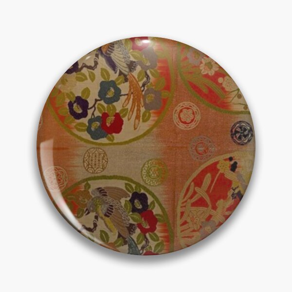Item preview, Vintage Japanese Medallion Pattern Geisha Print designed and sold by BuckaBaby.