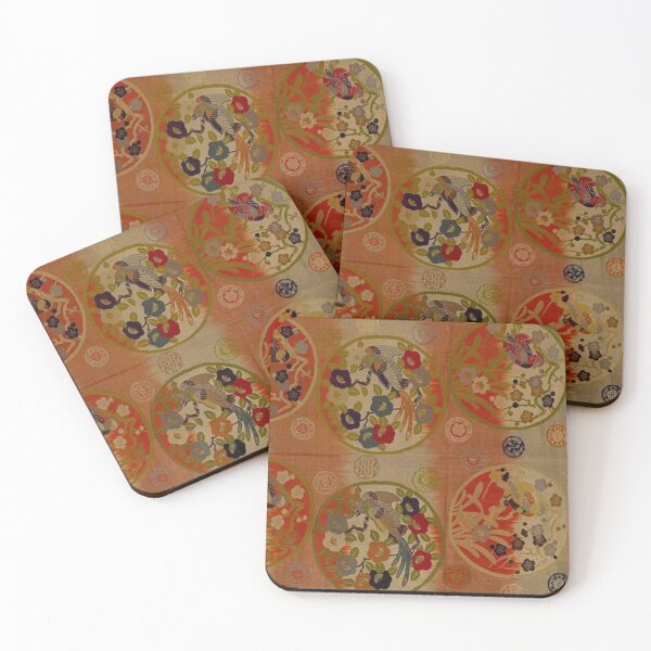 Item preview, Vintage Japanese Medallion Pattern Geisha Print designed and sold by BuckaBaby.