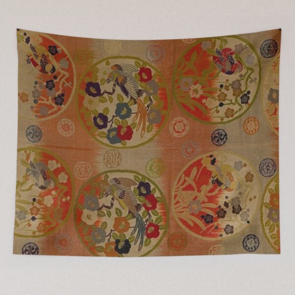 Item preview, Vintage Japanese Medallion Pattern Geisha Print designed and sold by BuckaBaby.