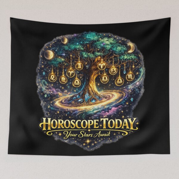 Item preview, Horoscope Today Tree of Life | Zodiac Astrology Celestial Design designed and sold by irfanshikh.