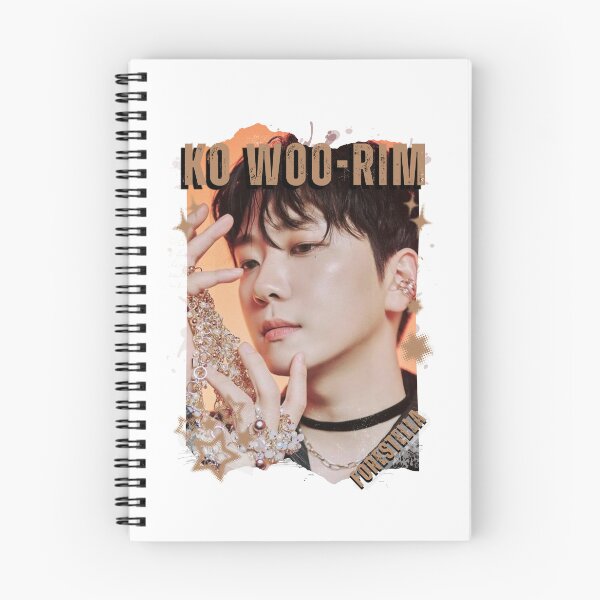 Item preview, Forestella Ko Woo-rim Global Vocal KPOP Boy Group Black and White Collage Digital Art Portrait designed and sold by AJUNICE STUDIO.