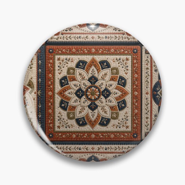 Item preview, Autumn Mandala Quilt Pattern designed and sold by The Blue Window.
