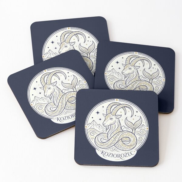 Item preview, Capricorn Sea Goat Zodiac Sign – Celestial Astrological Art designed and sold by mijaczeek.