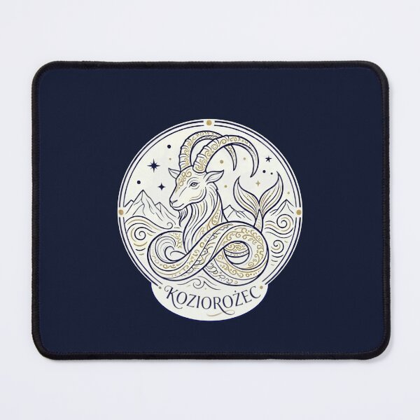 Item preview, Capricorn Sea Goat Zodiac Sign – Celestial Astrological Art designed and sold by mijaczeek.