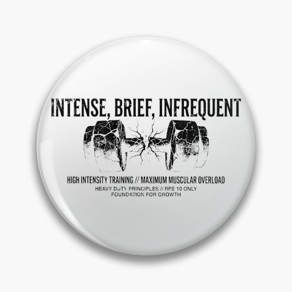 Item preview, Intense Brief Infrequent - Heavy Duty HIT Bodybuilding Shirt designed and sold by cyareq.