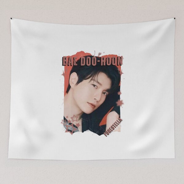 Item preview, Forestella Bae Doo-hoon Global Vocal KPOP Boy Group Black and White Collage Digital Art Portrait designed and sold by AJUNICE STUDIO.