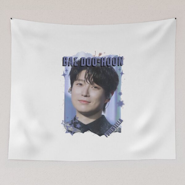 Item preview, Forestella Bae Doo-hoon Global Vocal KPOP Boy Group Black and White Collage Digital Art Portrait designed and sold by AJUNICE STUDIO.