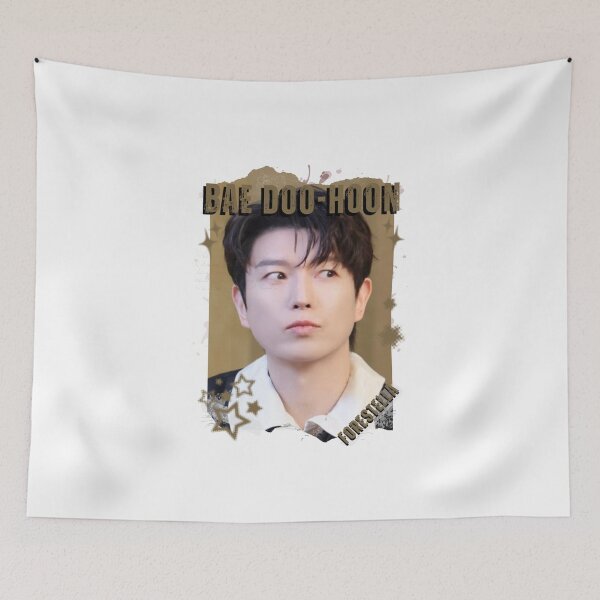Item preview, Forestella Bae Doo-hoon Global Vocal KPOP Boy Group Black and White Collage Digital Art Portrait designed and sold by AJUNICE STUDIO.