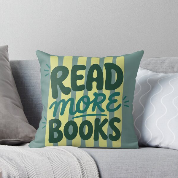 Item preview, Read More Books T-Shirt Book Lover Gifts Trendy Stripes Bookish Graphic Tee designed and sold by LessIsLoud.