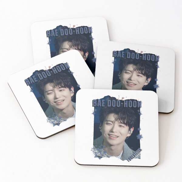 Item preview, Forestella Bae Doo-hoon Global Vocal KPOP Boy Group Black and White Collage Digital Art Portrait designed and sold by AJUNICE STUDIO.