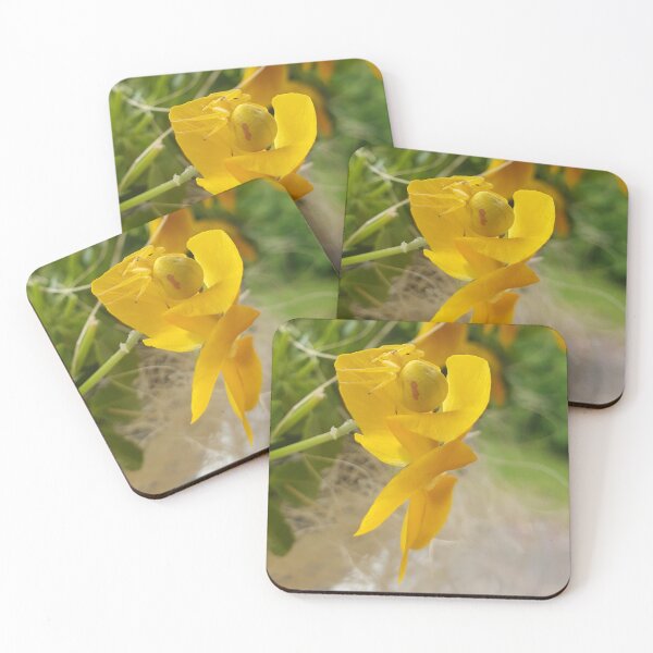 Item preview, Yellow Spider on Yellow Flower designed and sold by CalmnessbyChoice.