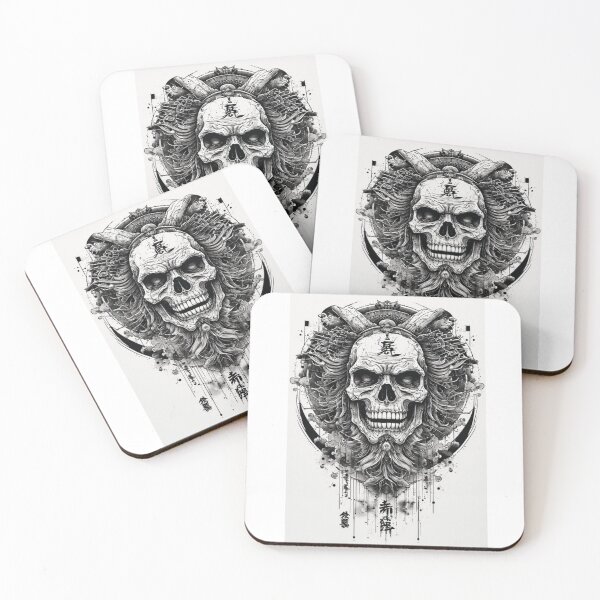 Item preview, SAMURAI SKULLS: Honor, After Death designed and sold by FANTASY FRENZY.