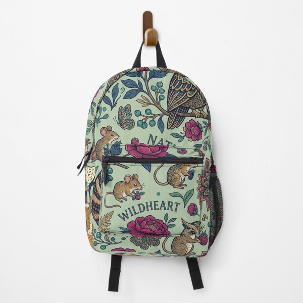 Item preview, Wildheart Forest pattern with owls, fox and badger – Boho floral design designed and sold by Lexyfy.