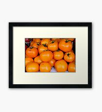 Yellow tomatoes Framed Print