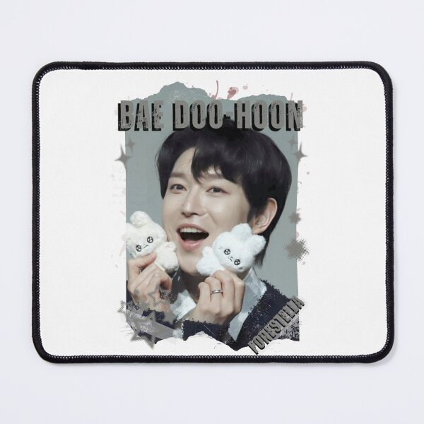 Item preview, Forestella Bae Doo-hoon Global Vocal KPOP Boy Group Black and White Collage Digital Art Portrait designed and sold by AJUNICE STUDIO.
