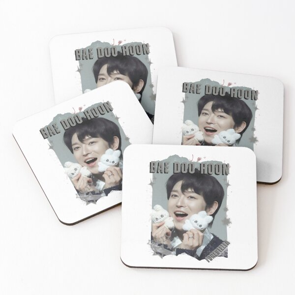 Item preview, Forestella Bae Doo-hoon Global Vocal KPOP Boy Group Black and White Collage Digital Art Portrait designed and sold by AJUNICE STUDIO.