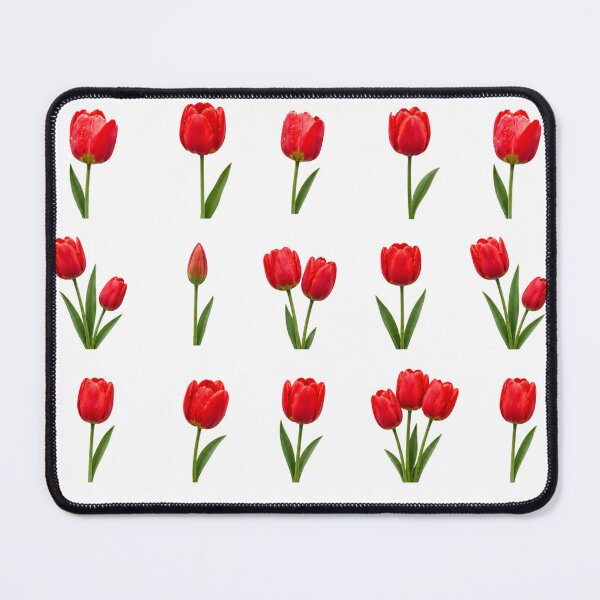 Item preview, Red Tulip Flower Botanical Elements Set Spring Aesthetic designed and sold by Rehnair.