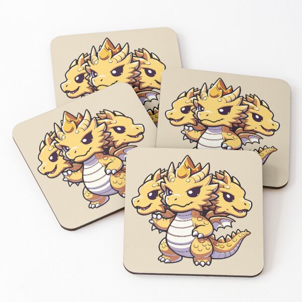 Item preview, Three headed kaiju king designed and sold by Monkey-Bar.