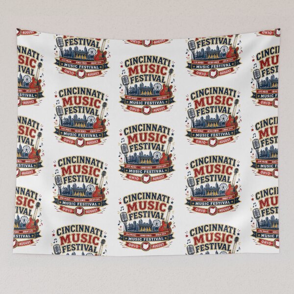 Item preview, Cincinnati Music Festival Celebration designed and sold by Combat Skies.
