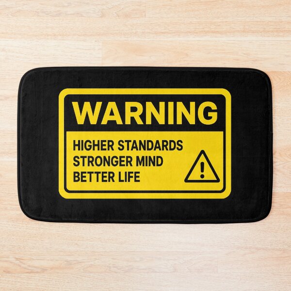 Item preview, Warning: Higher Standards Ahead designed and sold by CodeRonin®.