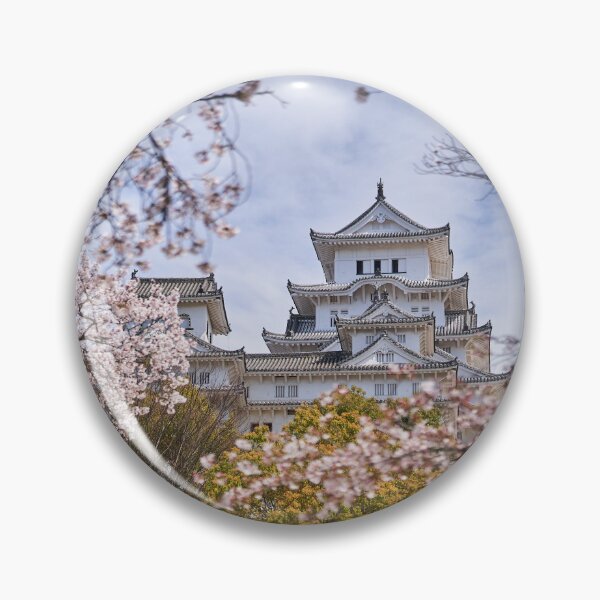 Item preview, Himeji Castle framed by cherry blossoms designed and sold by Imagerisium.