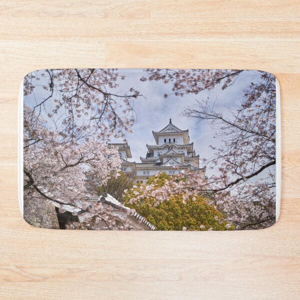 Item preview, Himeji Castle framed by cherry blossoms designed and sold by Imagerisium.