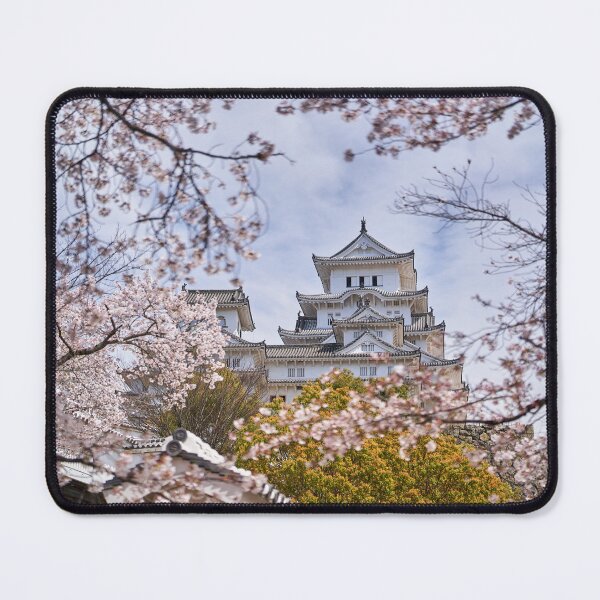 Item preview, Himeji Castle framed by cherry blossoms designed and sold by Imagerisium.