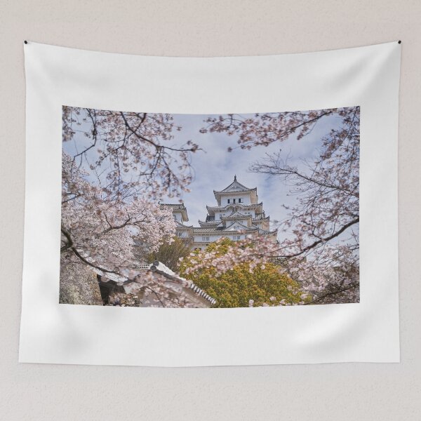 Item preview, Himeji Castle framed by cherry blossoms designed and sold by Imagerisium.