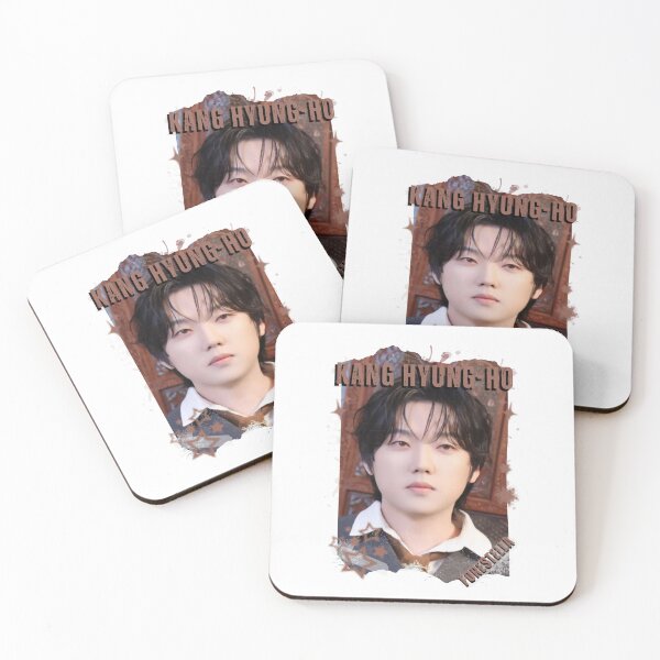 Item preview, Forestella Kang Hyung-ho Global Vocal KPOP Boy Group Black and White Collage Digital Art Portrait designed and sold by AJUNICE STUDIO.