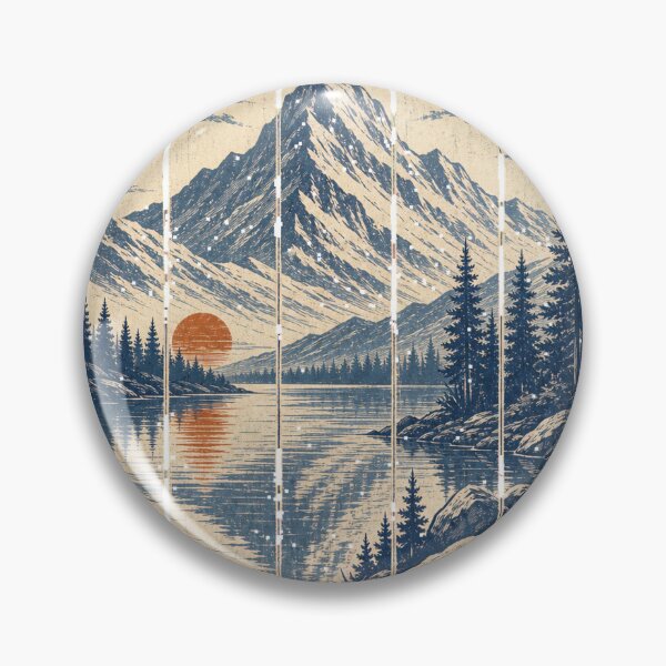Item preview, Alpine Lake and Mountain Reflection designed and sold by VisualArtsOasis.