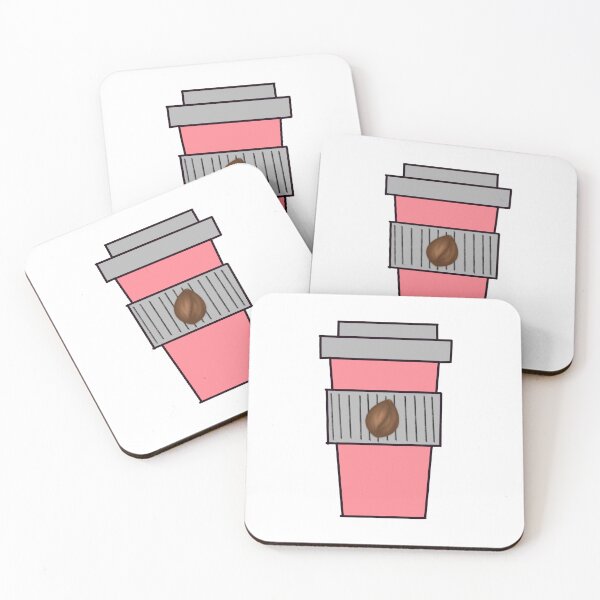 Item preview, Pink coffee cup designed and sold by RebelCatStudios(RCS).