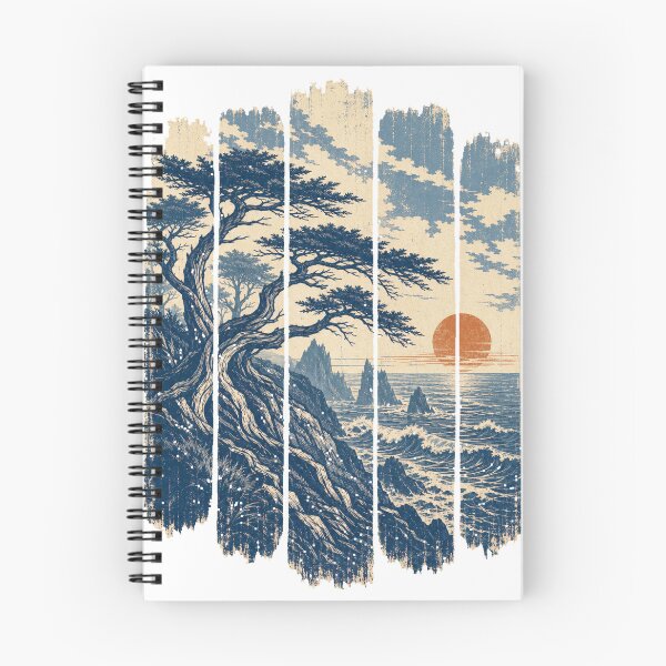 Item preview, Windswept Pines Along the Coast designed and sold by VisualArtsOasis.