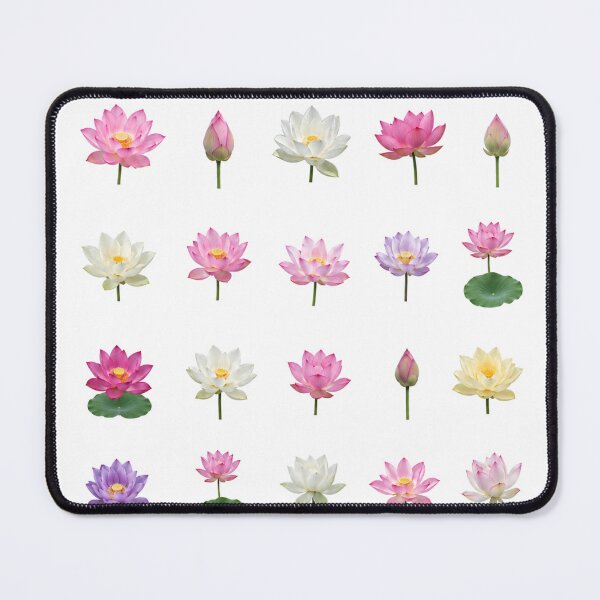 Item preview, Lotus Water Lily Flower Botanical Set Floral Elements Aesthetic designed and sold by Rehnair.