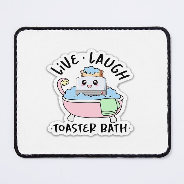 Item preview, Live laugh toaster bath designed and sold by ColesShopp.
