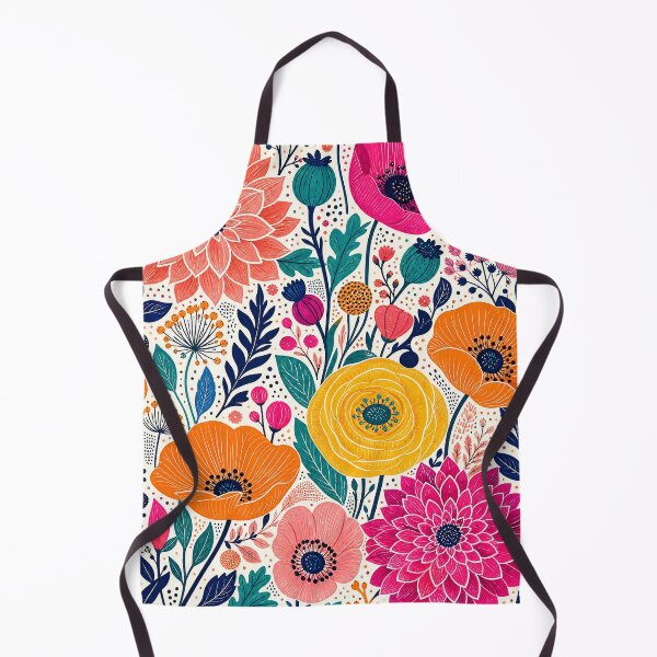 Item preview, Vibrant Whimsical Wildflower Garden Pattern designed and sold by The boys.