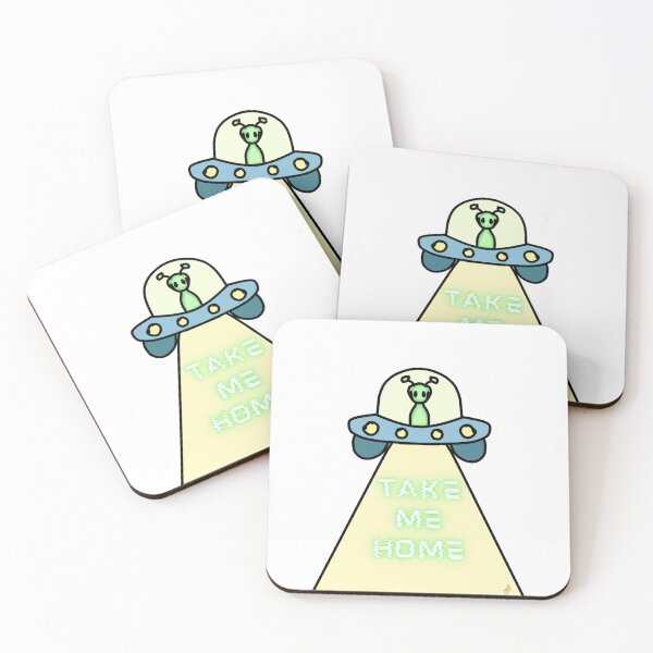 Item preview, ake Me Home – Cute Alien UFO Aesthetic designed and sold by anascalcam.