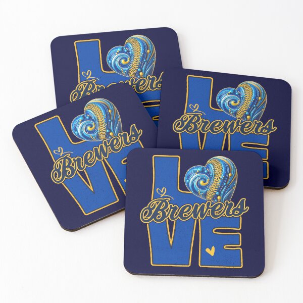 Item preview, Vintage Love Brewers Heart Distressed Sports Fan Team Spirit designed and sold by RockTheFeal.